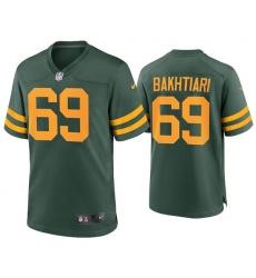 Men Green Bay Packers 69 David Bakhtiari Green Alternate Limited Jersey