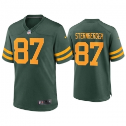 Men Green Bay Packers 87 Jace Sternberger Alternate Limited Green Jersey