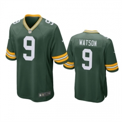 Men Green Bay Packers 9 Christian Watson Green Stitched Football Jersey