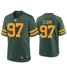Men Green Bay Packers 97 Kenny Clark Green Alternate Limited Jersey