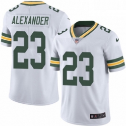 Men Nike Green Bay Packers 23 Jaire Alexander White Vapor Untouchable Limited Player NFL Jersey