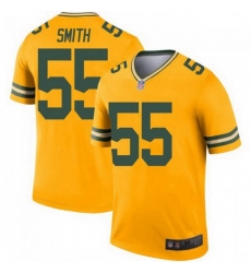 Men Nike Green Bay Packers 55 Za'Darius Smith Legend Gold Limited Jersey