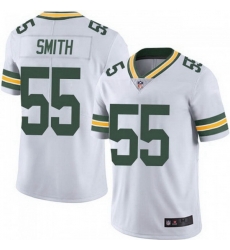 Men Nike Green Bay Packers 55 Za'Darius Smith White Vapor Limited Jersey