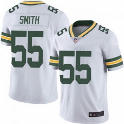 Men Nike Green Bay Packers 55 Za'Darius Smith White Vapor Limited Jersey