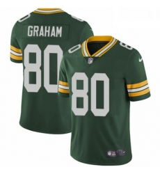 Men Nike Green Bay Packers 80 Jimmy Graham Green Team Color Vapor Untouchable Limited Player NFL Jersey