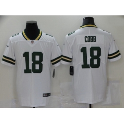 Nike Green Bay Packers 18 Randall Cobb White Vapor Untouchable Limited Jersey