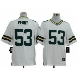 Nike Green Bay Packers 53 Nick Perry White Elite NFL Jersey