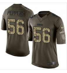 Nike Green Bay Packers #56 Julius Peppers Green Men 27s Stitched NFL Limited Salute To Service Jersey