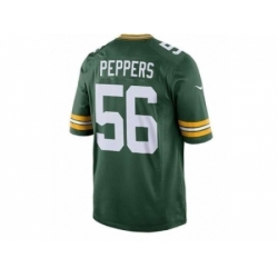 Nike Green Bay Packers 56 Julius Peppers Green game NFL Jersey