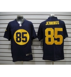 Nike Green Bay Packers 85 Greg Jennings Blue Elite NFL Jersey