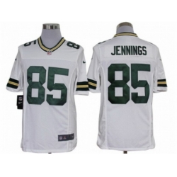 Nike Green Bay Packers 85 Greg Jennings White Limited NFL Jersey