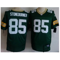 Nike Green Bay Packers 85 Jake Stoneburner Green Elite NFL Jersey