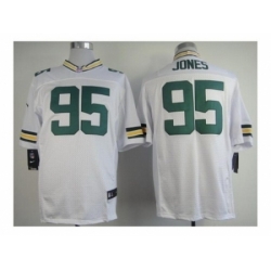 Nike Green Bay Packers 95 Datone Jones white Elite NFL Jersey