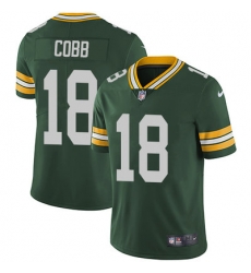 Nike Packers #18 Randall Cobb Green Team Color Mens Stitched NFL Vapor Untouchable Limited Jersey