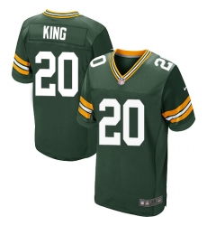 Nike Packers #20 Kevin King Green Team Color Mens Stitched NFL Elite Jersey
