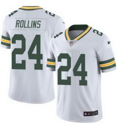 Nike Packers #24 Quinten Rollins White Mens Stitched NFL Limited Rush Jersey