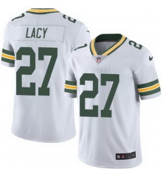 Nike Packers #27 Eddie Lacy White Mens Stitched NFL Limited Rush Jersey