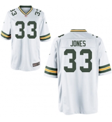 Nike Packers #33 Aaron Jones White Alternate Mens Elite Stitched NFL Jersey