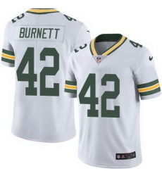Nike Packers #42 Morgan Burnett White Mens Stitched NFL Vapor Untouchable Limited Jersey