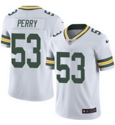 Nike Packers #53 Nick Perry White Mens Stitched NFL Limited Rush Jersey