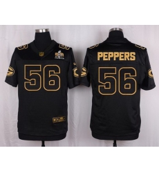 Nike Packers #56 Julius Peppers Black Mens Stitched NFL Elite Pro Line Gold Collection Jersey