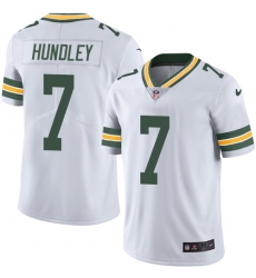 Nike Packers #7 Brett Hundley White Mens Vapor Untouchable Limited Player NFL Jersey