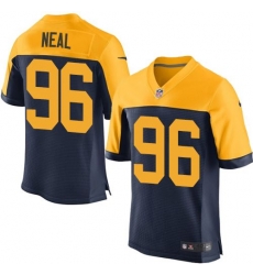 Nike Packers #96 Mike Neal Navy Blue Alternate Mens Stitched NFL New Elite Jersey