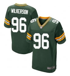 Nike Packers #96 Muhammad Wilkerson Green Team Color Mens Stitched NFL Elite Jersey