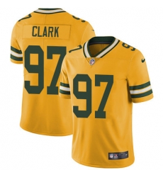 Nike Packers #97 Kenny Clark Yellow Mens Stitched NFL Limited Rush Jersey