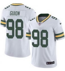 Nike Packers #98 Letroy Guion White Mens Stitched NFL Vapor Untouchable Limited Jersey