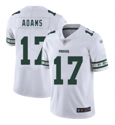 Packers 17 Davante Adams White Men Stitched Football Limited Team Logo Fashion Jersey