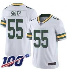 Packers 55 Smith White Vapor Jersey
