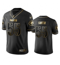 Packers 55 Za 27Darius Smith Black Men Stitched Football Limited Golden Edition Jersey
