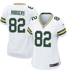 Nike Packers #82 Richard Rodgers White Womens Stitched NFL Elite Jersey