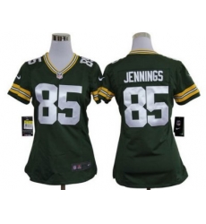 Nike Women Green Bay Packers #85 Greg Jennings Green Jerseys
