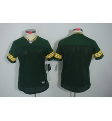 Women Green Bay Packers Blank Green Color[NIKE LIMITED Jersey]