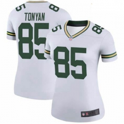 Women Green Bay Packers Robert Tonyan White Vapor Limited Jersey