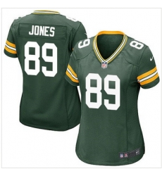 Women Nike Packers #89 James Jones Green Team Color Stitched NFL Elite Jersey