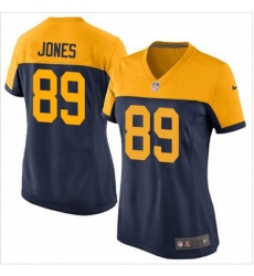Women Nike Packers #89 James Jones Navy Blue Alternate Stitched NFL New Elite Jersey