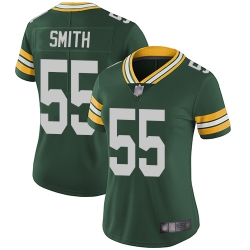 Women Packers 55 Za Darius Smith Green Team Color Stitched Football Vapor Untouchable Limited Jersey