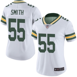 Women Packers 55 Za Darius Smith White Stitched Football Vapor Untouchable Limited Jersey