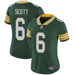 Women Packers 6 JK Scott Green Team Color Stitched Football Vapor Untouchable Limited Jersey