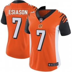 Womens Nike Cincinnati Bengals 7 Boomer Esiason Elite Orange Alternate NFL Jersey
