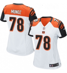 Womens Nike Cincinnati Bengals 78 Anthony Munoz Game White NFL Jersey