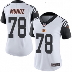 Womens Nike Cincinnati Bengals 78 Anthony Munoz Limited White Rush Vapor Untouchable NFL Jersey