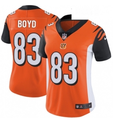 Womens Nike Cincinnati Bengals 83 Tyler Boyd Elite Orange Alternate NFL Jersey