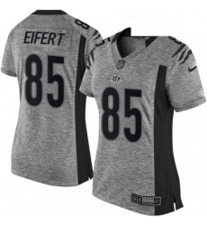 Womens Nike Cincinnati Bengals 85 Tyler Eifert Limited Gray Gridiron NFL Jersey