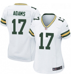 Womens Nike Green Bay Packers 17 Davante Adams Game White NFL Jersey