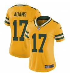 Womens Nike Green Bay Packers 17 Davante Adams Limited Gold Rush Vapor Untouchable NFL Jersey