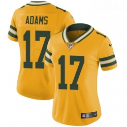 Womens Nike Green Bay Packers 17 Davante Adams Limited Gold Rush Vapor Untouchable NFL Jersey